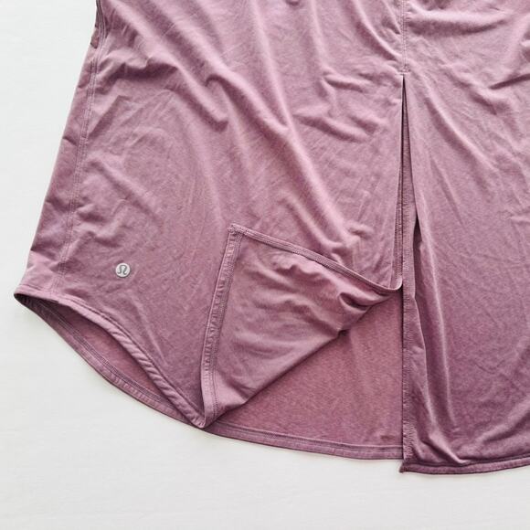 Lululemon Lightweight Split-Back Training Tank Top Size 14 Lavender Lux Purple - Picture 6 of 6